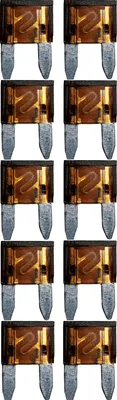 Produktbild von baytronic 10x Kfz-Flachstecksicherung Mini braun 7,5A