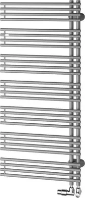 Obrázek produktu pro Těleso koupelnové trubkové Kermi Diveo 1320X600MM PRAVÉ BOČNÍ STŘÍBRNÁ DVN1