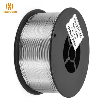 Obrázek produktu pro Svařovací drát s plnícím jádrem MIG/MAG – AWS E71T-GS – bezplynové s vlastní ochranou – 0,8 mm – cívka 1 kg – slitina mědi – CE