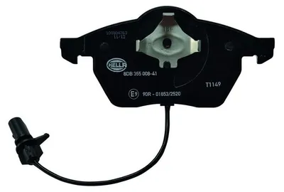 Produktbild von HELLA Bremsbeläge Satz Vorne Bremsklötze für AUDI A4 Avant (8ED, B7) 8DB 355 008-411