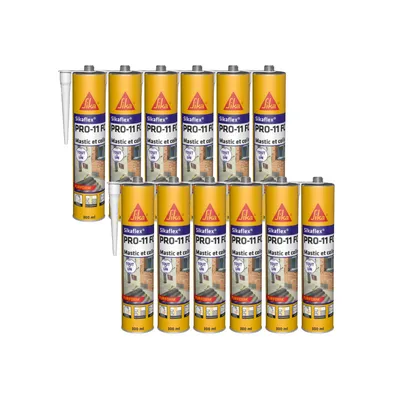 Produktbild von SIKA Sikaflex PRO 11 FC Purform Klebedichtmasse 12er-Set - Weiß - 300ml
