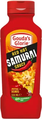 Zdjęcie produktu dla Sos Gouda's Glorie Red Hot Samurai (550 ml)