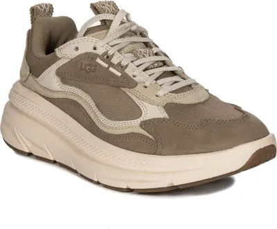 Produktbild von UGG Plateau-Sneaker aus Naturnubukleder mit Schnürung, 5 cm Sohlenhöhe, Modell 1137651SAN