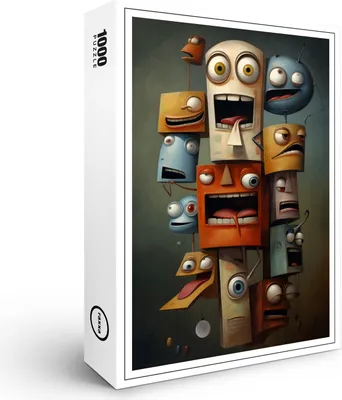 Produktbild von raxxa Premium-Puzzle "Whimsical März Volume 1", 1000 Teile