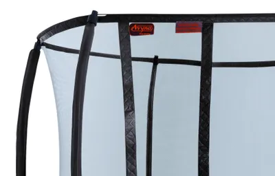Image de Pièce de rechange pour filet de sécurité de trampoline Avyna - Filet seul - 305 cm (10) - Poteaux courbés (BD) - Noir