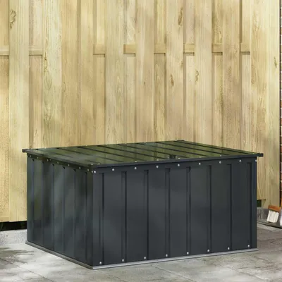Produktbild von Möbel Gartenlagerbox Schwarz 101 x 82 x 50 cm Stahl - Geräteschuppen &45472