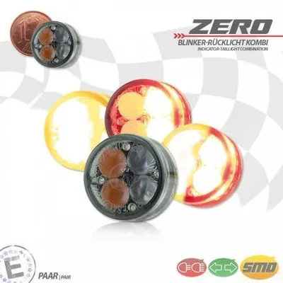 Produktbild von SMD-Einbaublinker-Rücklichtset Zero getönt