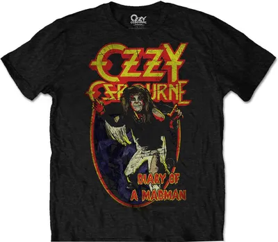 Produktbild von Ozzy Osbourne - "Diary Of A Mad Man" T-Shirt für Herren/Damen Uni RO7433 (M) (Schwarz)