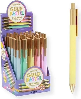 Produktbild von Kugelschreiber Gold Pastel (25 Stück) – Penword
