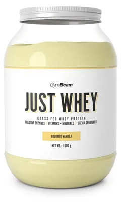 Produktbild von GymBeam - Just Whey Protein aus Weidehaltung, 1000 g, gourmet vanilla