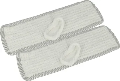 Produktbild von vhbw 4x Wischbezug Ersatz für Dirt Devil 0380005 für Dampfreiniger - 2x Baumwollüberzug, 2x Bodentuch