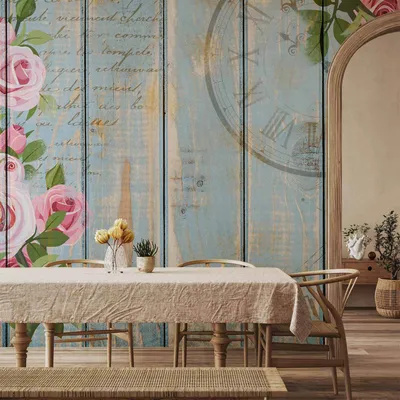 Produktbild von Vlies Fototapete - Vintage garden 150x105 cm Blumen 10110906-78