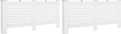 Obrázek produktu pro vidaXL Panely chladiče 2 ks. Bílé 172×19×81,5 cm MDF