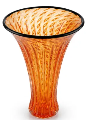 Produktbild von Alpo - Murano Glasvase handgefertigt mundgeblasen H 32 cm mit Echtheitszertifikat