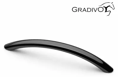 Produktbild von Möbelgriff Küchengriffe Schrankgriff Bügelgriff Schubladengriffe 626 Schwarz 128 mm