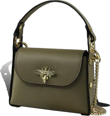 Produktbild von graugrün dunkeltaupe Toscanto Tasche Leder D2OTT831UN2