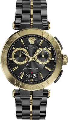 Produktbild von Versace Herren Uhr Armbanduhr Chronograph AION VE1D02723 Edelstahl