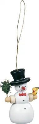 Produktbild von Christbaumschmuck Schneemann (8cm) von Müller Kleinkunst
