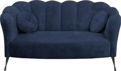 Obrázek produktu pro Stylová pohovka KOHANA - modrá / černé nožky
