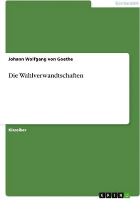Produktbild von Die Wahlverwandtschaften