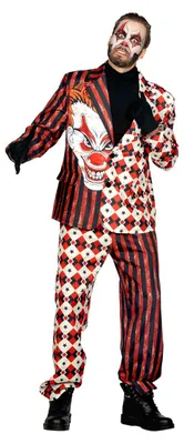 Zdjęcie produktu dla Kostium Halloween Horror Clown, rozmiar: S