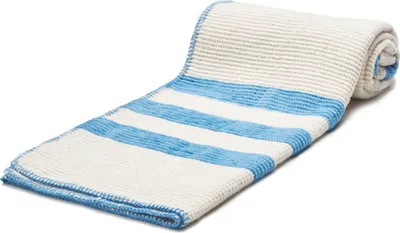 Produktbild von Arus Kuscheldecke Darcy aus Baumwollmischgewebe mit verschiedenen Mustern, Größe:150 x 200 cm, Muster:Whisper Blue
