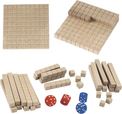 Produktbild von TimeTEX Mathe-Spiel "Hunderterraum", 62-tlg.