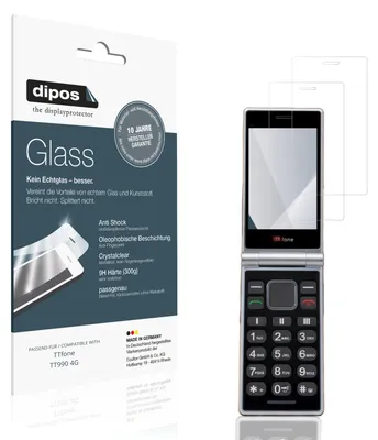 Immagine prodotto di 2x Pellicola Protettiva per TTfone TT990 4G Protezione Vetro Flessibile 9H dipos