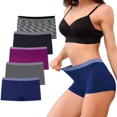 Produktbild von Nahtlose Slips für Damen, 5er-Pack