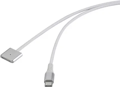 Produktbild von Renkforce USB-Ladekabel Magsafe 3 USB-C 3 1.00 m Weiß magnetischer Stecker (RF-6437914)
