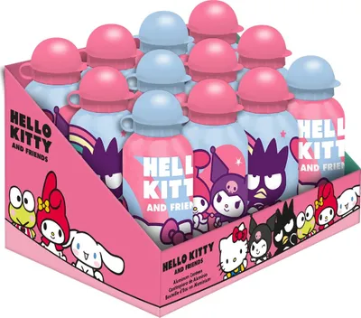 Image de Gourde en aluminium Hello Kitty 500 ml, 1 pièce (assortiment) HK50205 - Kids Euroswan