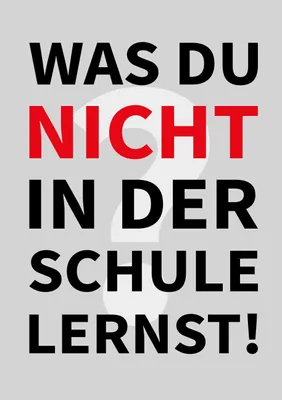 Produktbild von Was Du nicht in der Schule lernst