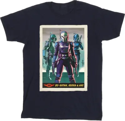 Obrázok produktu pre Star Wars - Pánske tričko "The Mandalorian" BI47287 (S) (námornícka modrá)