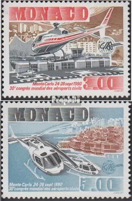 Produktbild von Briefmarken Monaco 1990 Mi 1973-1974 (kompl.Ausg.) postfrisch ICAA