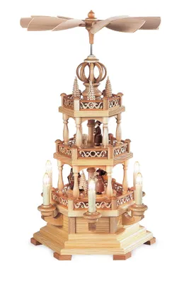 Produktbild von 3-stöckige Pyramide Waldmotiv (50cm) von Müller Kleinkunst