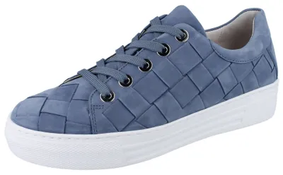Produktbild von GABOR Comfort Damen Schnürschuhe blau Nubuk - Größe: UK 5