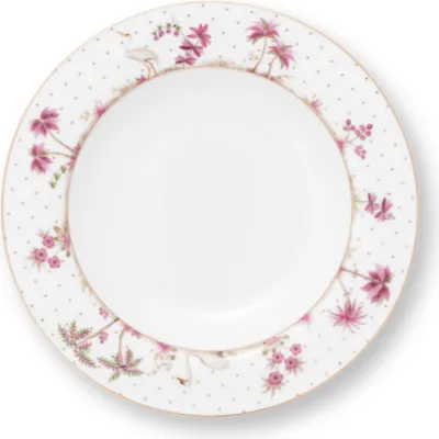 Produktbild von Pip Studio Suppenteller Jolie Dots Gold-Pink (21,5 cm)