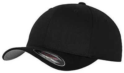 Produktbild von Urban Classics Flexfit Wooly Combed Cap Herren Basecap Einfarbig, Größe: S/M; Farbe: Black