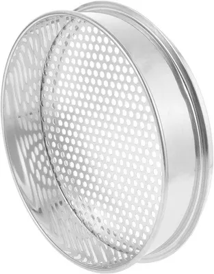 Productafbeelding van Tuin Zeef - Grondzeef Metaal - Aarde Zeven - Roestvrij Staal - 30 Cm Diameter - Zilver