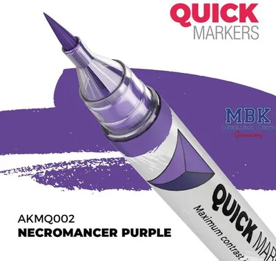 Obrázek produktu pro AK Interactive S.L. AK-MQ002 NECROMANCER PURPLE – RYCHLÉ ZNAČKOVAČE