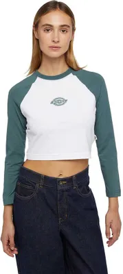 Produktbild von Dickies Sodaville Langarm-t-shirt Grün,Weiß M Frau Grün,Weiß M
