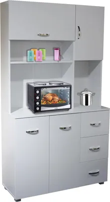 Produktbild von Küchenschrank Blanca mit 4 Türen, 3 Schubladen und 3 Fächern 180x100x40 cm