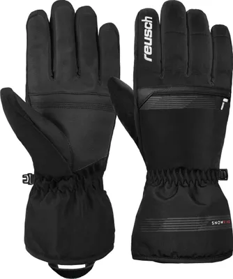 Produktbild von Reusch Fingerhandschuhe Snow King warm, winddicht und extra atmungsaktiv 7701 black/white 9