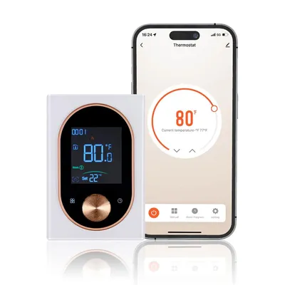 Produktbild von Intelligenter Luftbefeuchter mit WiFi, Sprachsteuerung und Touch-Drehknopf, kompatibel mit Amazon Alexa, Google Assistant und Tuya Smart App