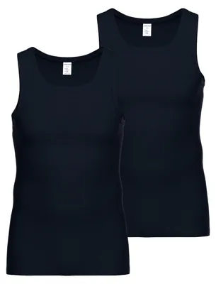 Produktbild von 2er Pack AMMANN Herren Unterhemd Jeans