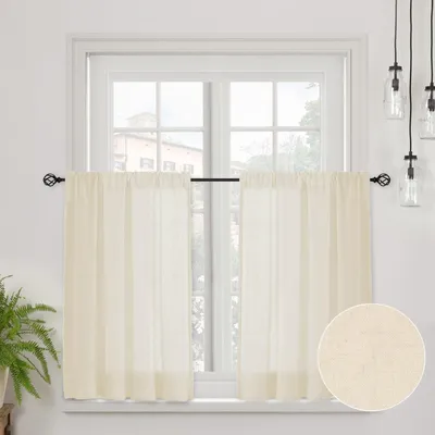 Zdjęcie produktu dla Firanka Bistro 60 x 60 cm, Naturalna, Półprzezroczysta, Do Kuchni