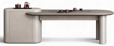 Produktbild von Moderner Esstisch mit eleganter Beleuchtung und minimalistischer Form