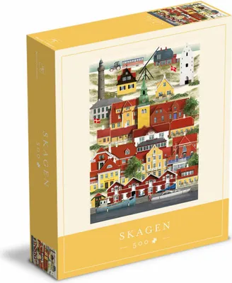 Obrázok produktu pre Martin Schwartz Puzzle Skagen, puzzle mesta Dánsko, 33 x 47 cm, 500 dielikov, MS0611