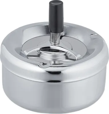 Produktbild von relaxdays Aschenbecher mit Drehdeckel