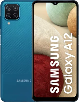 Produktbild von Samsung Galaxy A12 SM-A125F, 16,5 cm (6.5"), 720 x 1600 Pixel, 4 GB, 64 GB, 48 MP, Blau